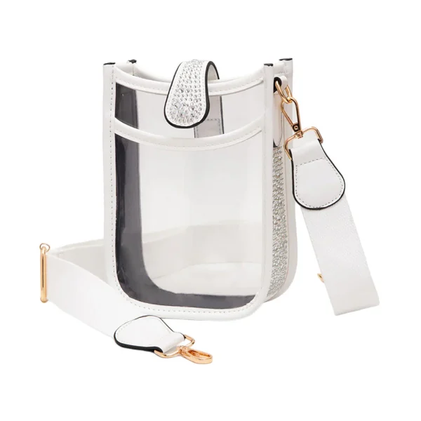 Chic Transparent Crossbody Bag - Image 10