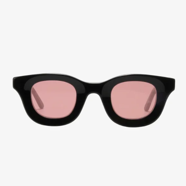 Classic Retro Pink-Lensed Sunglasses - Image 2