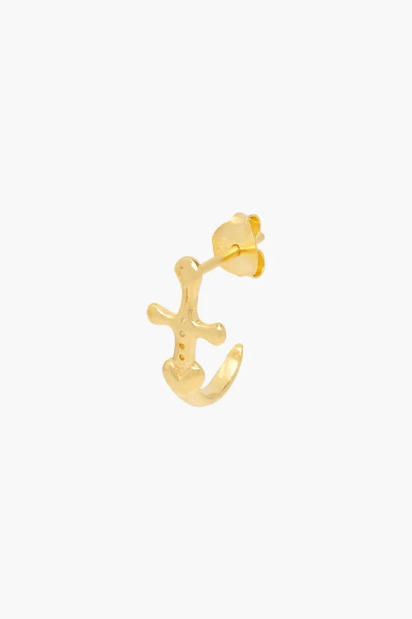 Chic Nautical Anchor Earring - Image 2