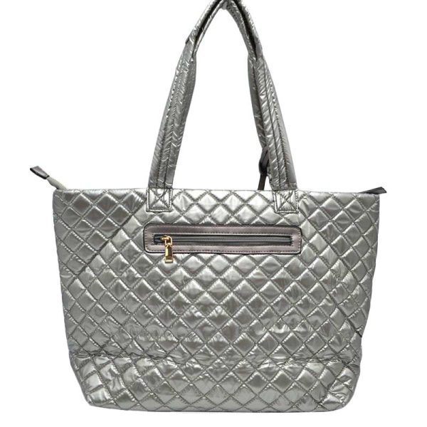 Stylish Quilted Tote Bag - Image 17