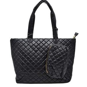 Stylish Quilted Tote Bag