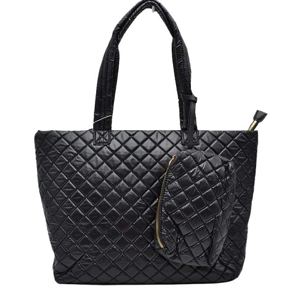 Stylish Quilted Tote Bag
