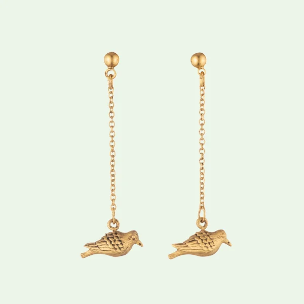 Charming Bird Chain Earrings