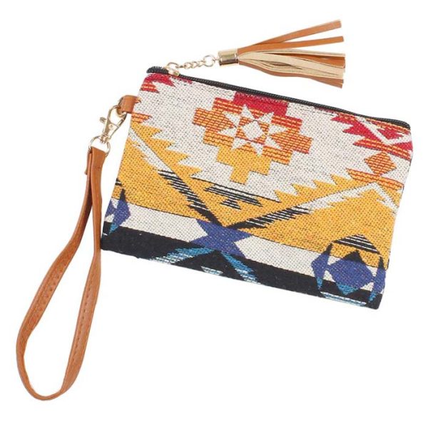 Stylish Ethnic Pattern Wristlet - Image 2