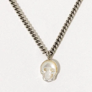 Skull Charm Chain Necklace