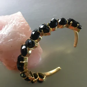 Chic Black Crystal Bracelet