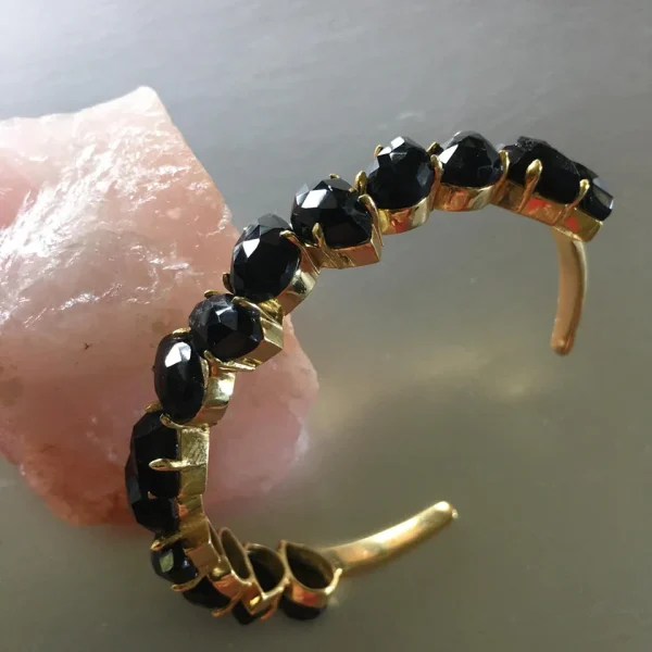 Chic Black Crystal Bracelet