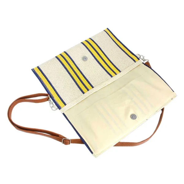 Classic Striped Clutch - Image 5
