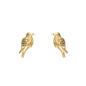 Charming Bird-Inspired Stud Earrings