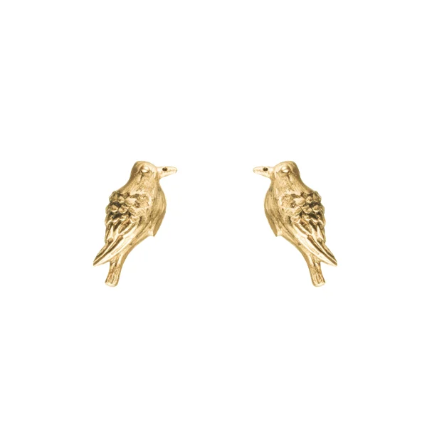 Charming Bird-Inspired Stud Earrings