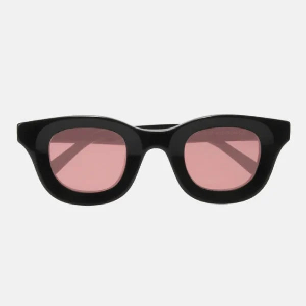 Classic Retro Pink-Lensed Sunglasses