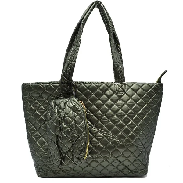 Stylish Quilted Tote Bag - Image 14