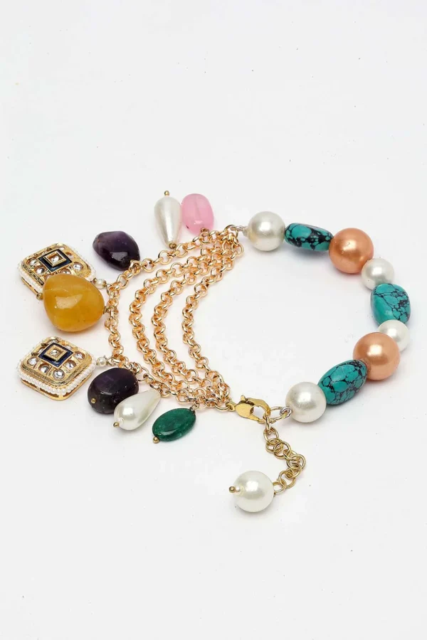 Elegant Multi-Layered Charm Bracelet - Image 5