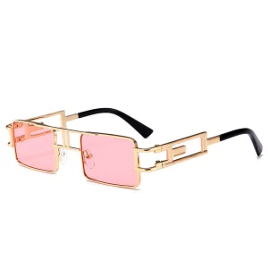 Stylish Pink Square Frame Glasses