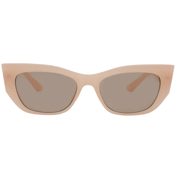 Chic Beige Cat-Eye Sunglasses