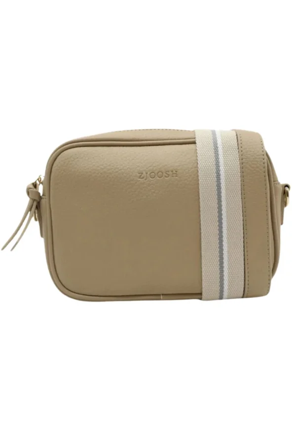 Elegant Beige Crossbody Bag - Image 5