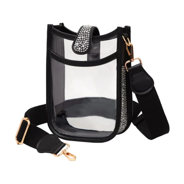 Chic Transparent Crossbody Bag - Image 2