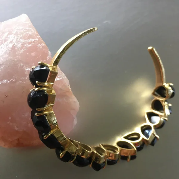 Chic Black Crystal Bracelet - Image 3
