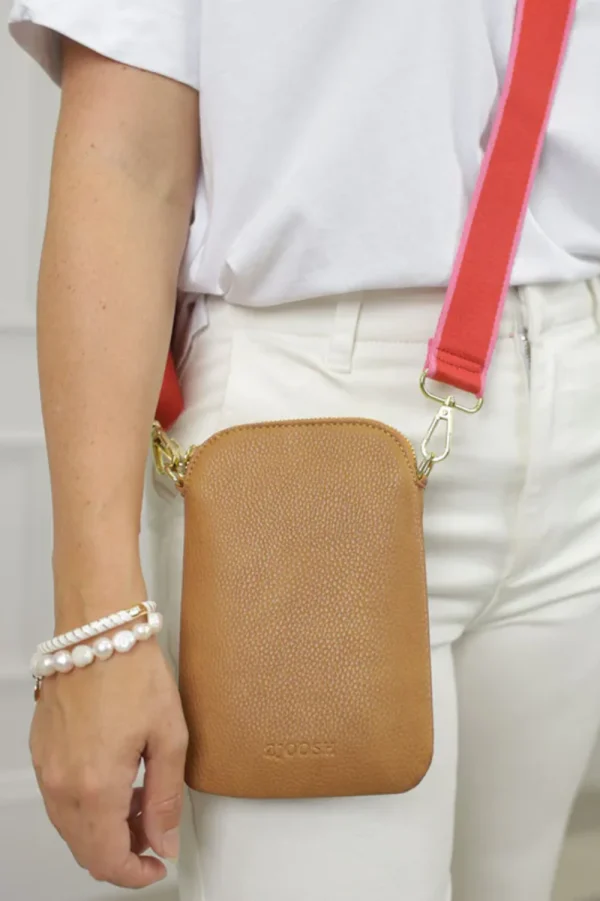 Elegant Brown Crossbody Bag - Image 2