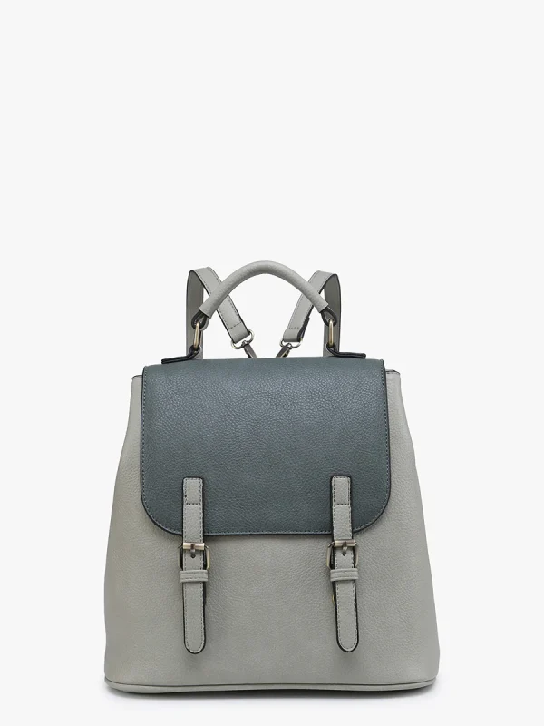 Chic Faux Leather Backpack - Image 8
