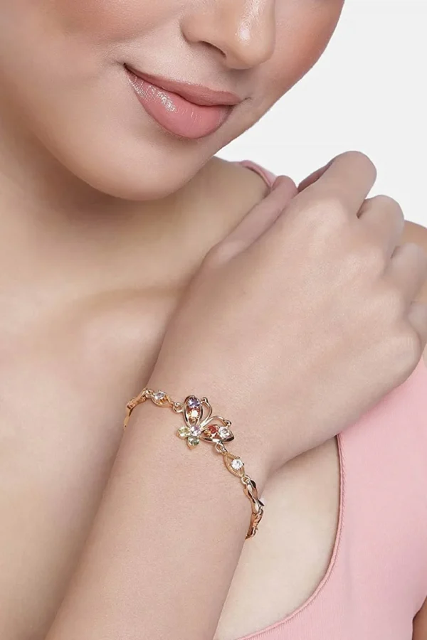 Elegant Butterfly Adornment Bracelet - Image 2