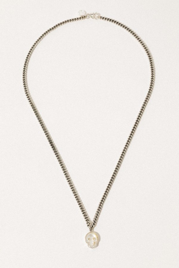 Skull Charm Chain Necklace - Image 4