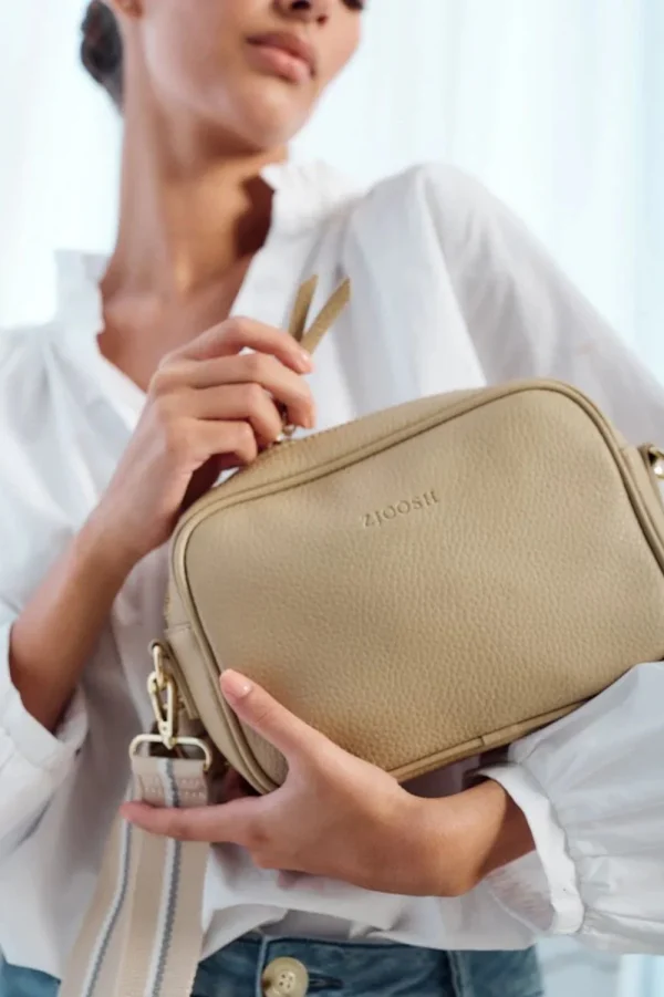 Elegant Beige Crossbody Bag