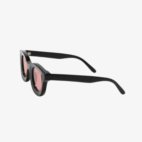 Classic Retro Pink-Lensed Sunglasses - Image 3