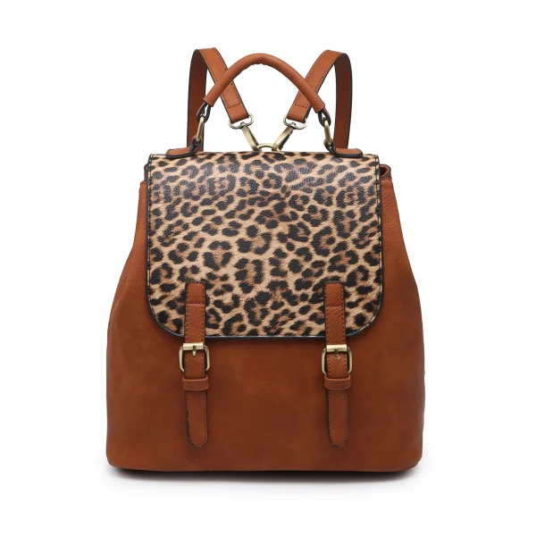 Chic Faux Leather Backpack - Image 6