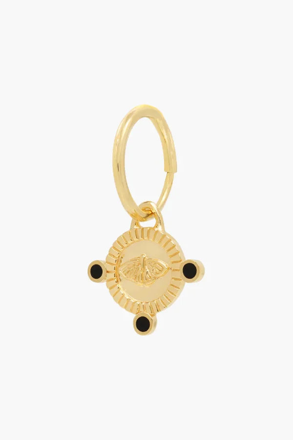 Elegant Gold-Tone Hoop Earrings - Image 3